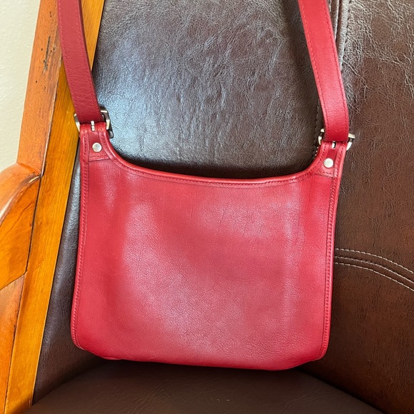 Vintage Coach Red Shoulder Bag - Picture 3 of 8